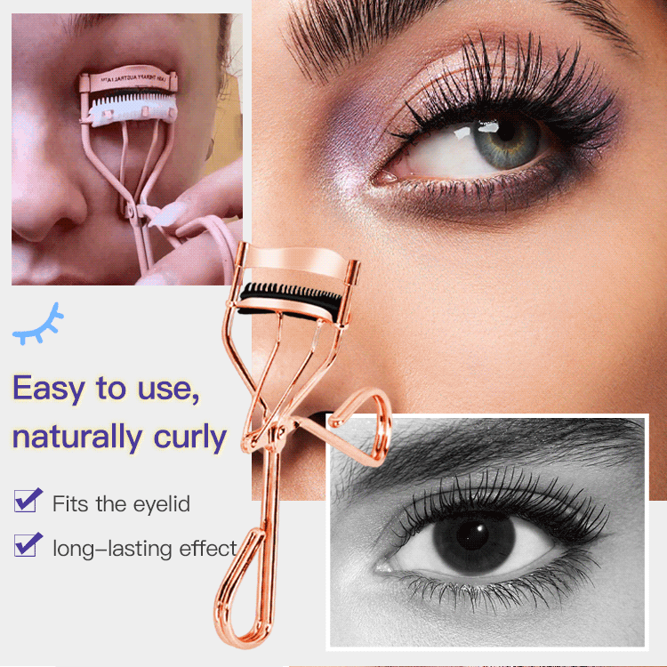 【LAST DAY SALE】New Eyelash Curler with Brush Makeup Tools (Buy One Get One Free)