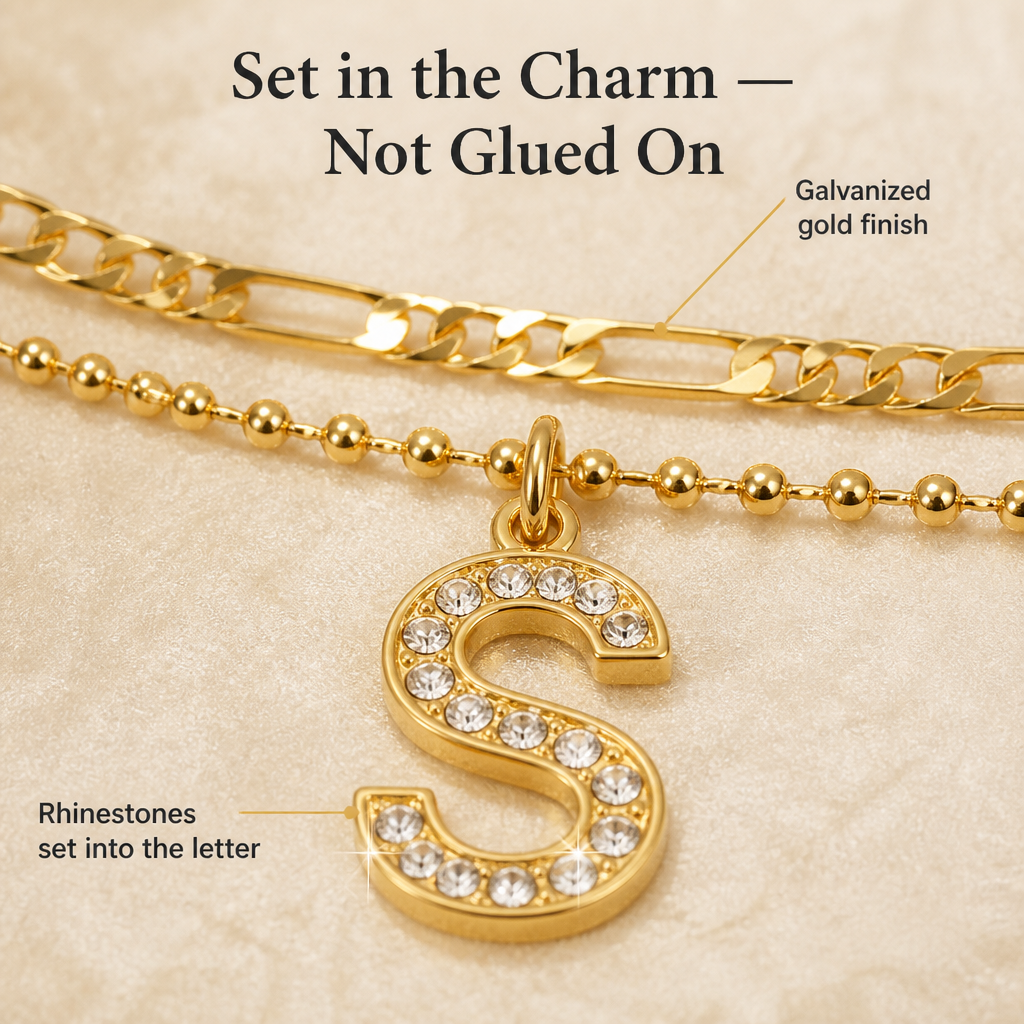 LuminaGleam™ — Layer Your Initial in Gold That Endures Beyond Summer