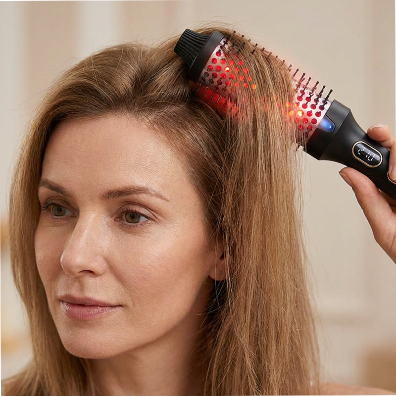 LumaLuxe™ Dual-Action Styler — Effortless Glamour with Silky Shine and Radiant Bounce Every Time