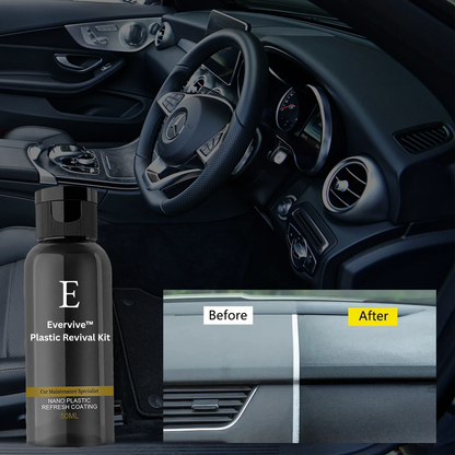 LuminaShine™ Plastic Rescue Kit — Bring Faded Car Plastics Back to Stunning, Showroom-Ready Shine Instantly