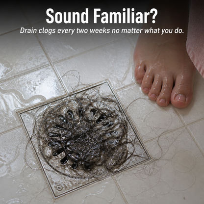DrainGuard™ — Prevent Hair Buildup Before It Ruins Your Shower Drain