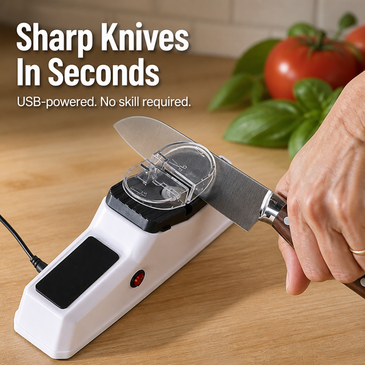 BladeCraft™ — Sharpen Knives to Slice Through Tomatoes Like New Again