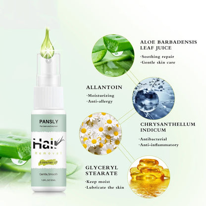 SmoothEase - All-Natural Hair Removal Spray 100% | Buy One Get One Free