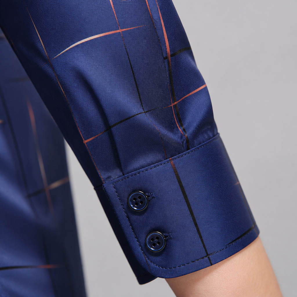 Ultra-LightPower™ – Breathable Stretch, Wrinkle-Resistant Line-Print Dress Shirt