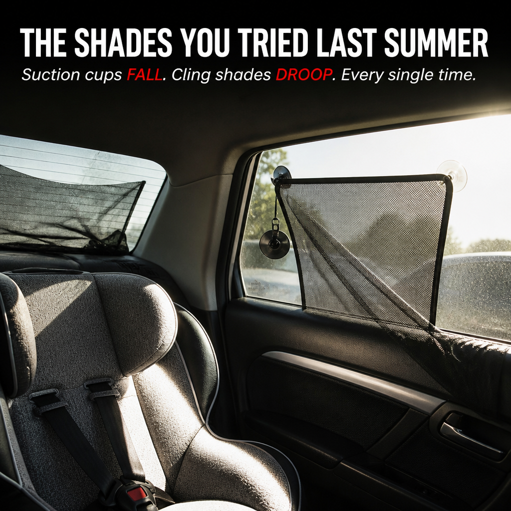 VentiShade™ — Slip On the Door, Block Out the Sun, Catch the Breeze