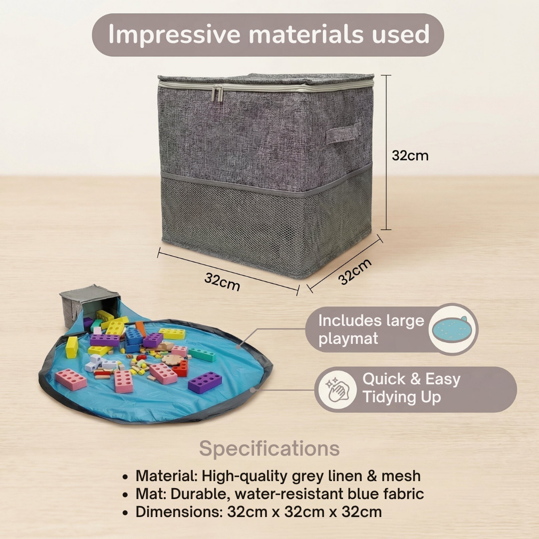 PlayNest™ — Turn Toy Chaos into Calm and Create Instant Joyful Play Zones
