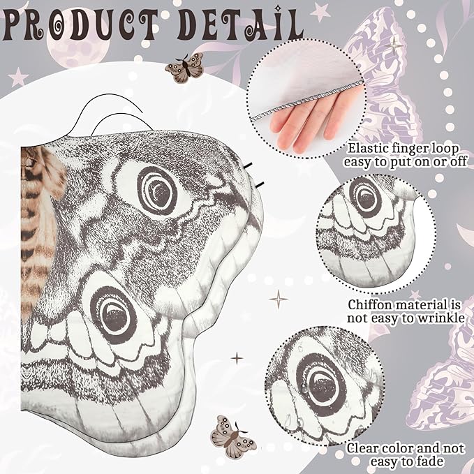 Mystical Cape with Moth Wings