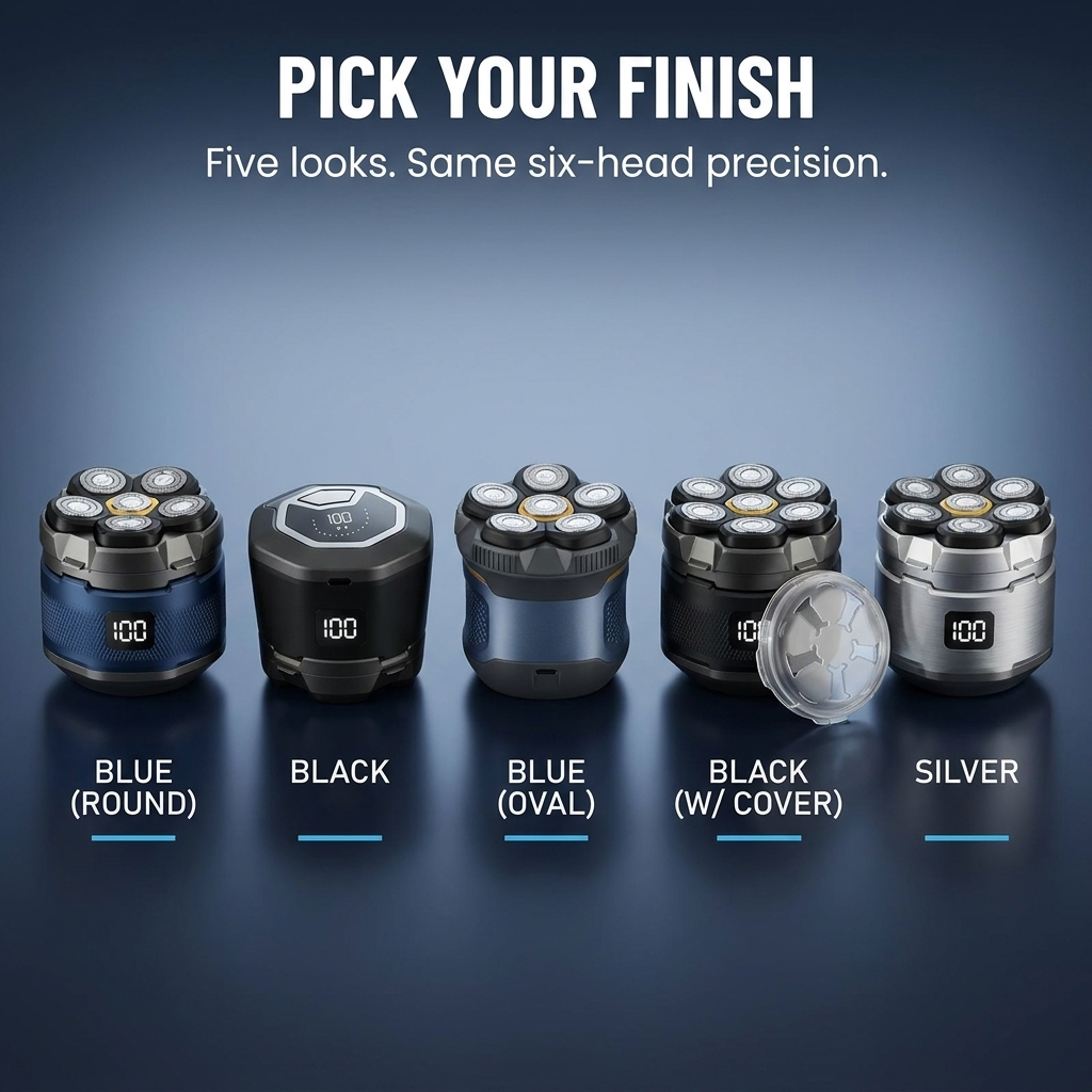 ApexGlide™ — Achieve a Whole Head Smooth Shave in Less Than 3 Minutes