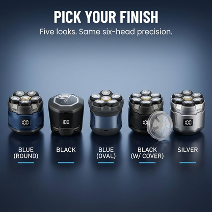 ApexGlide™ — Achieve a Whole Head Smooth Shave in Less Than 3 Minutes