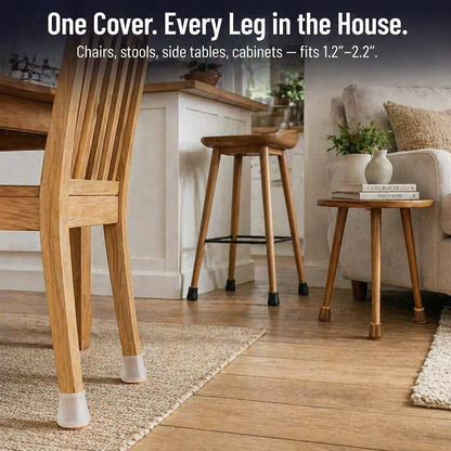 GlideGuard™ — Embrace Each Chair Leg, Mute Every Creak, Protect Every Floor