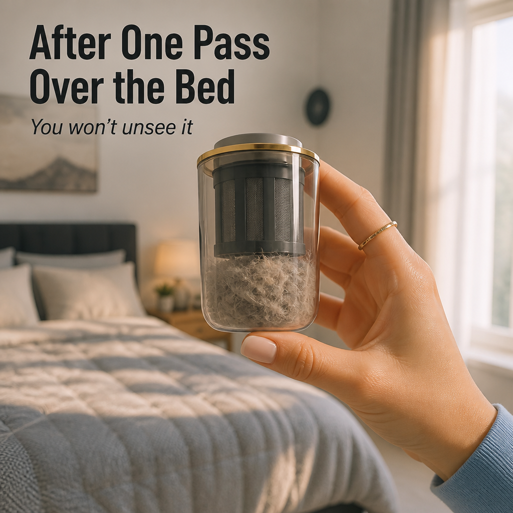 NanoPurify™ — Extract Hidden Dust Mites from Your Mattress in a Single Swipe
