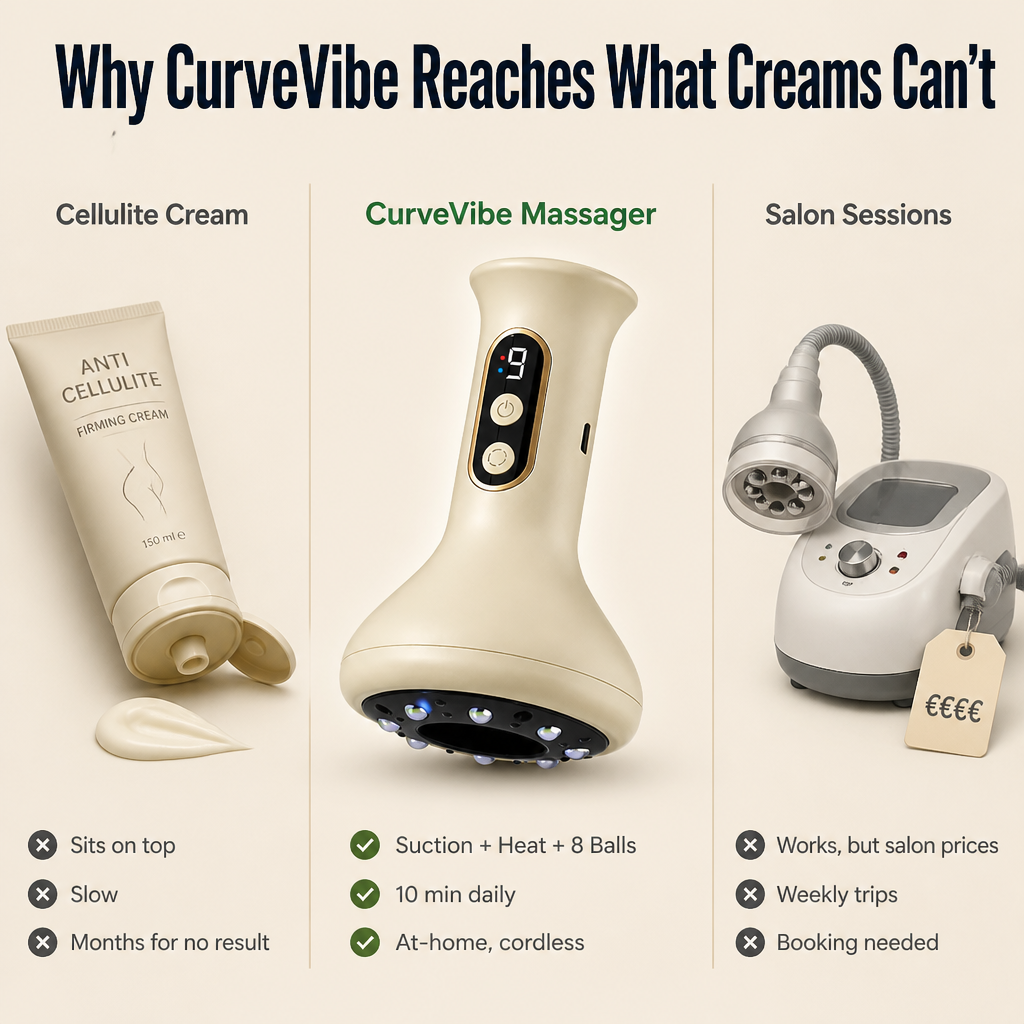 CurveVibe™ — Lift, Tone & Tighten Cellulite-Prone Skin in Just 10 Minutes Daily