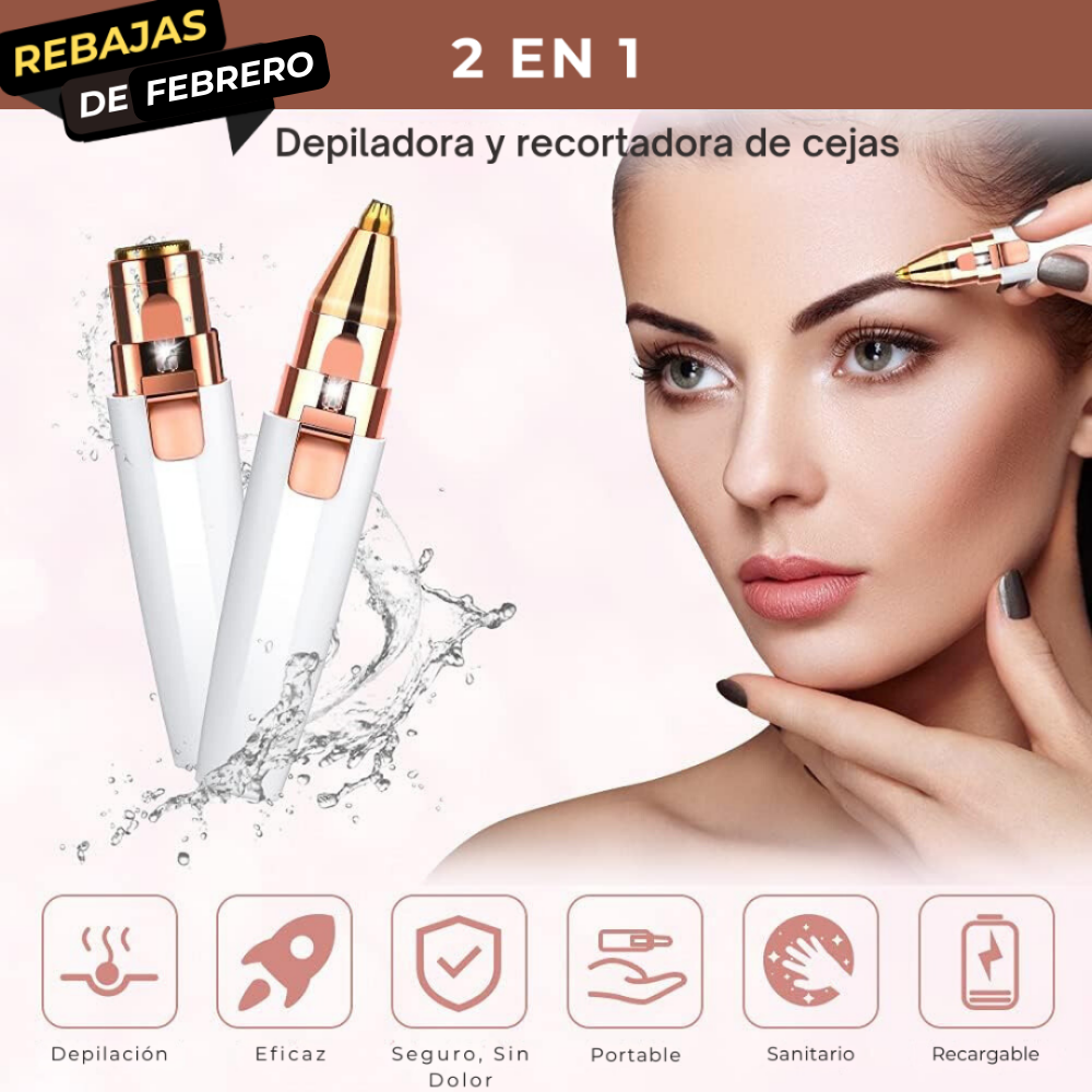 2-in-1 Facial Hair Removal - Velvess Shaver