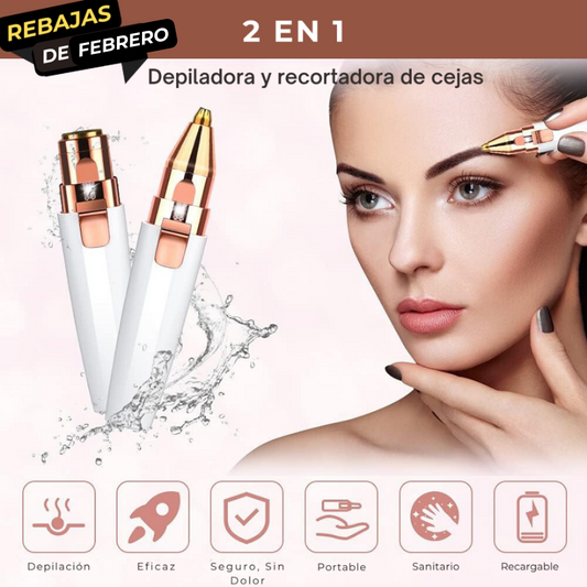 2-in-1 Facial Hair Removal - Velvess Shaver