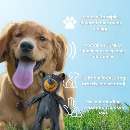 Indestructa-Bear™ — Unbreakable Fun for Healthy Dogs | 50% Off