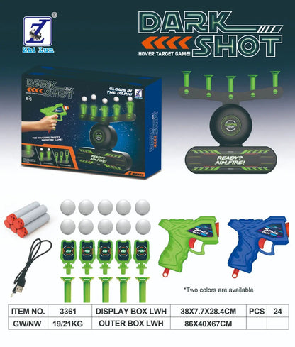Illuminated Targets for Kids to Use with Toy Guns