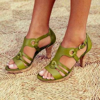 Velaria™ Heeled Sandals — Glide Through Your Day with All-Day Comfort and Effortless Elegance