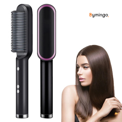 GlowGlide Smoothing Brush - Smooth and Stylish Hair in Just a Few Minutes!
