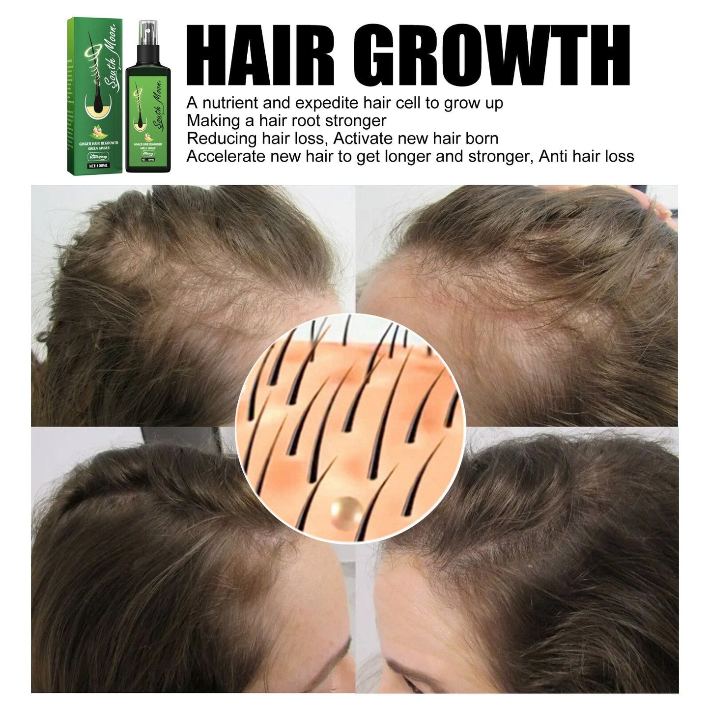 GrowthPlus™ — Thicker, Fuller Hair Fast | 50% Off