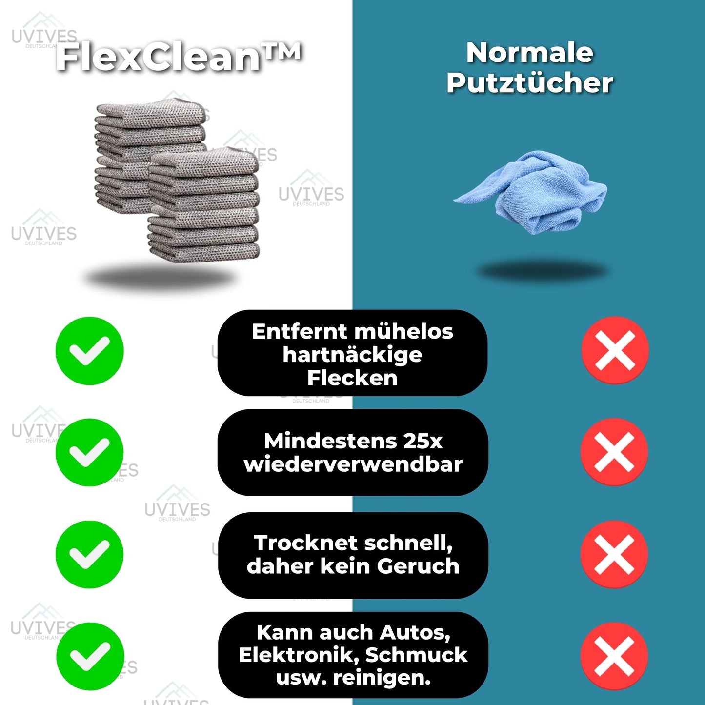FlexClean™ — Effortless Stain Removal, Zero Scratches | 5+5 Free