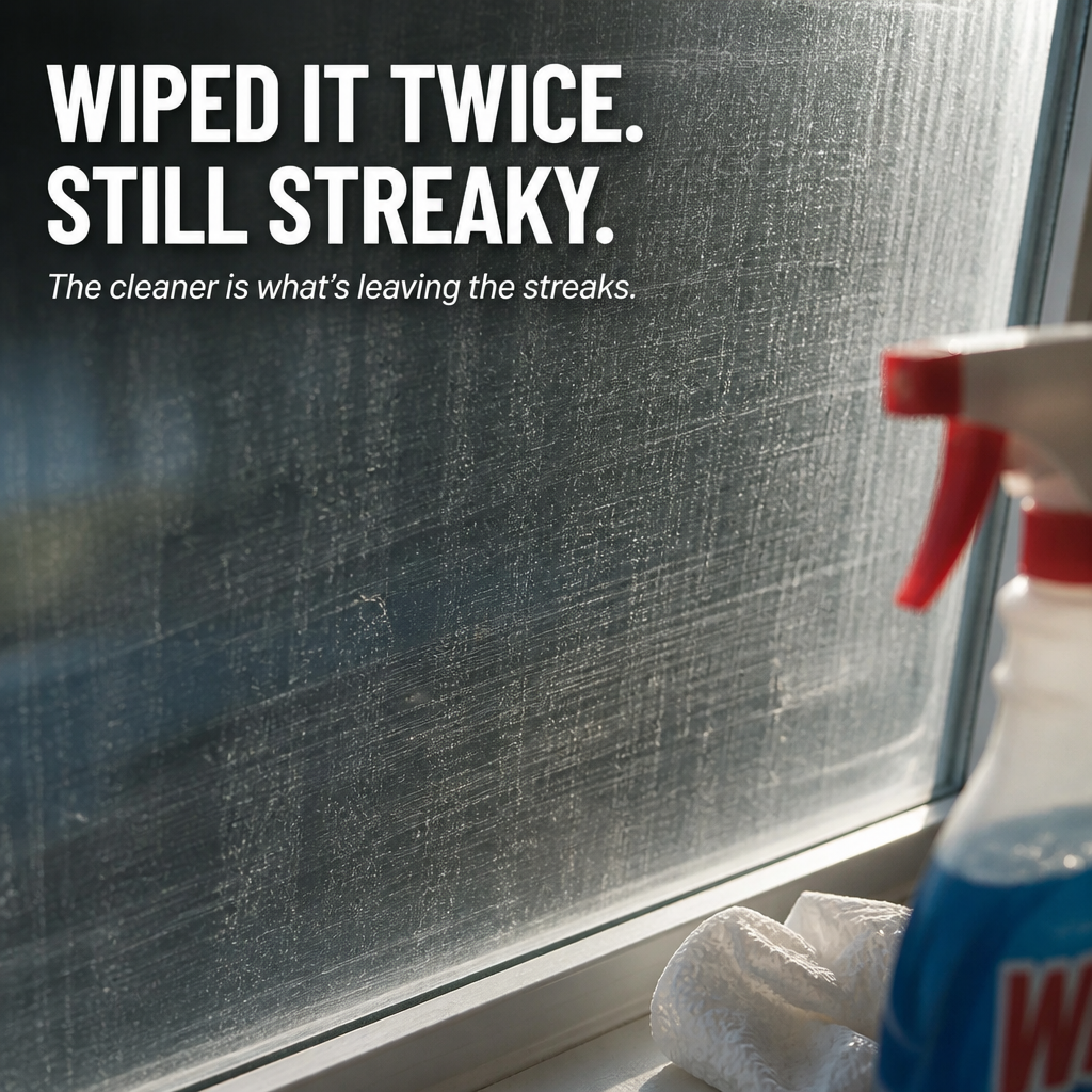 LumaClean™ — Clean Glass, Mirrors & Car Windows Streak-Free with Only Water