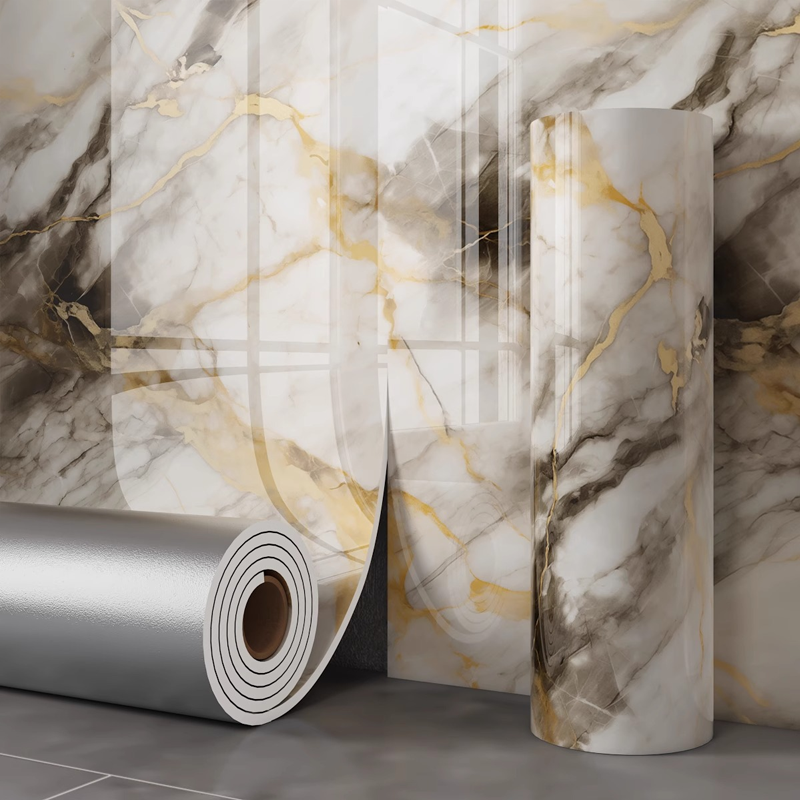 Self-adhesive decorative foil – waterproof, heatproof & chic upgrade for any interior
