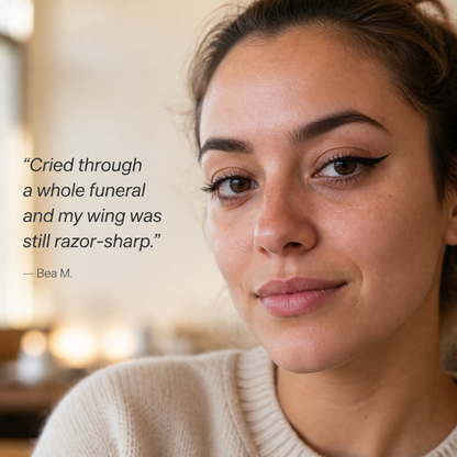 LuxeLine™ — Effortless All-Day Wings That Stay Flawless Through Tears and Sweat