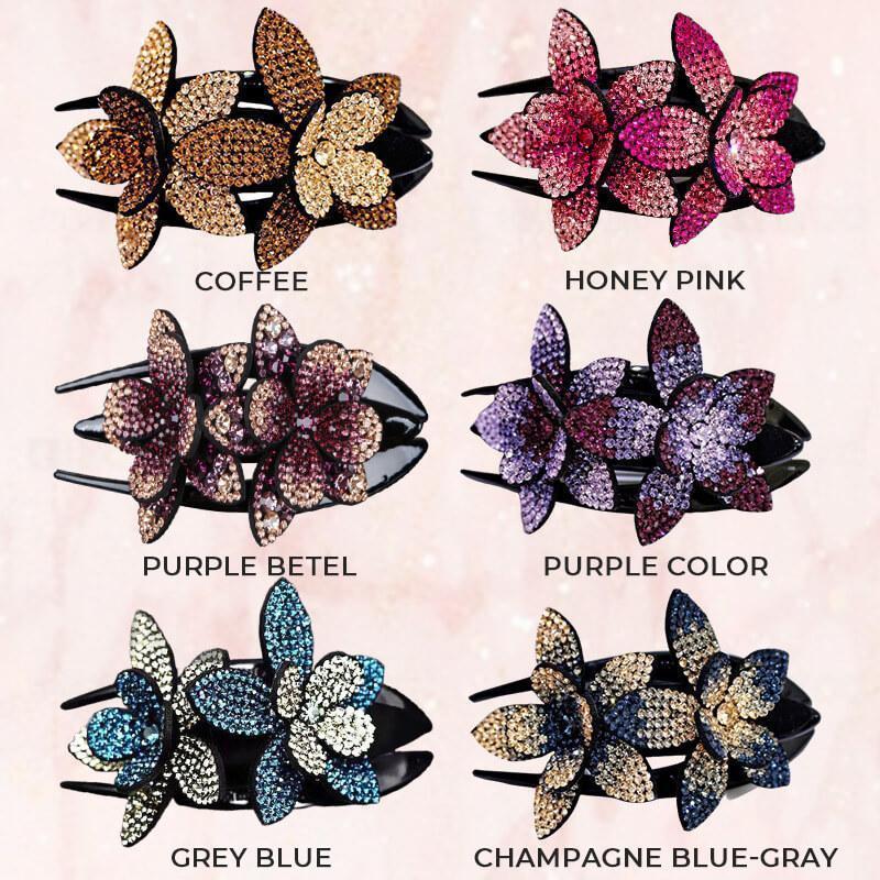 ShinePetal™ Hair Clips — Sparkling Confidence That Holds Strong All Day