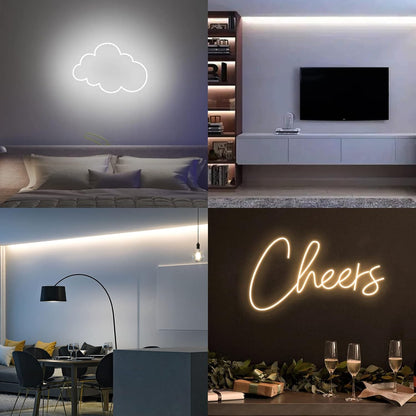 5 Meter White Neon LED Strip Light
