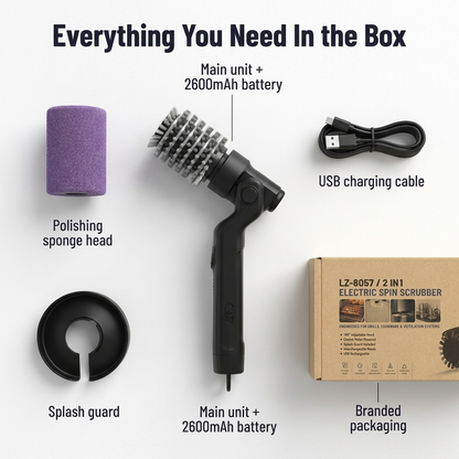 TurboGrillPro™ — Whirl Away Stubborn Grease Fast, No Scrubbing Needed