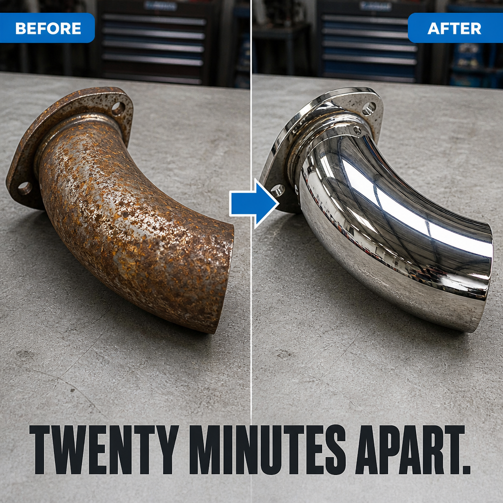 MirrorFelt™ — Bring Rust, Marble & Auto Parts Back to 100GU Mirror Shine | 3 for 2 Inside