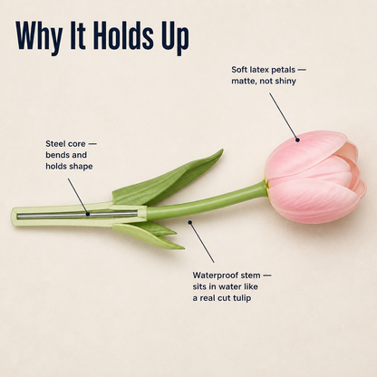 Everbloom™ — Feel the Difference with Real-Touch Tulips That Stay Fresh