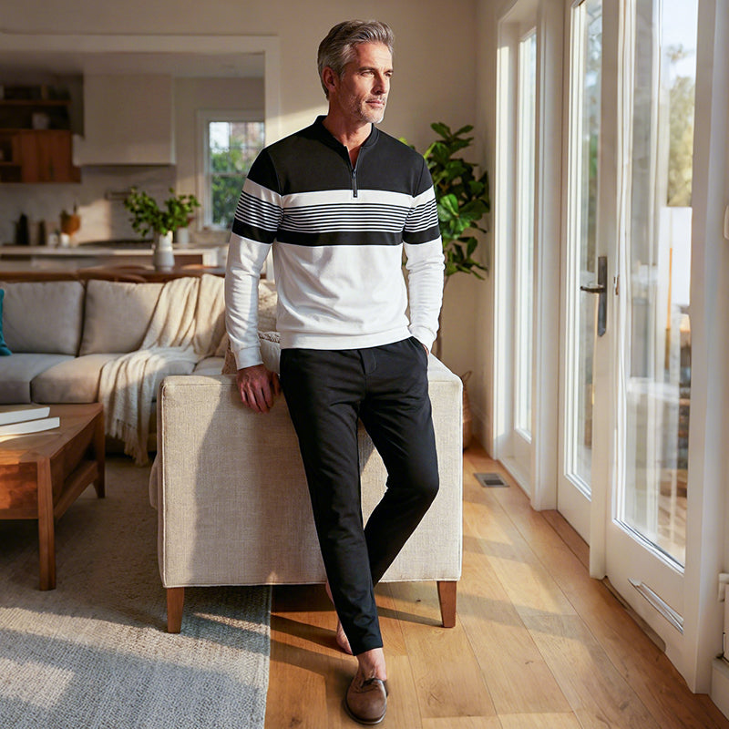 StriPeak™ — Command Attention with Lightweight Warmth & Razor-Sharp Style