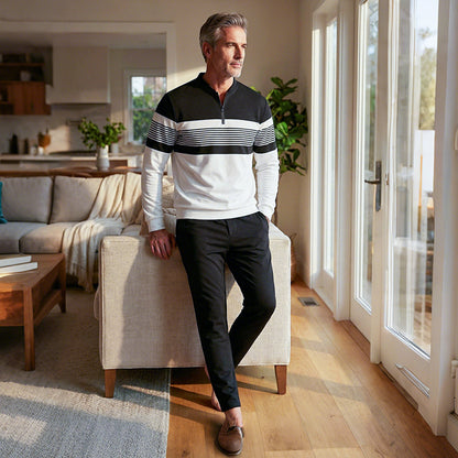 StriPeak™ — Command Attention with Lightweight Warmth & Razor-Sharp Style