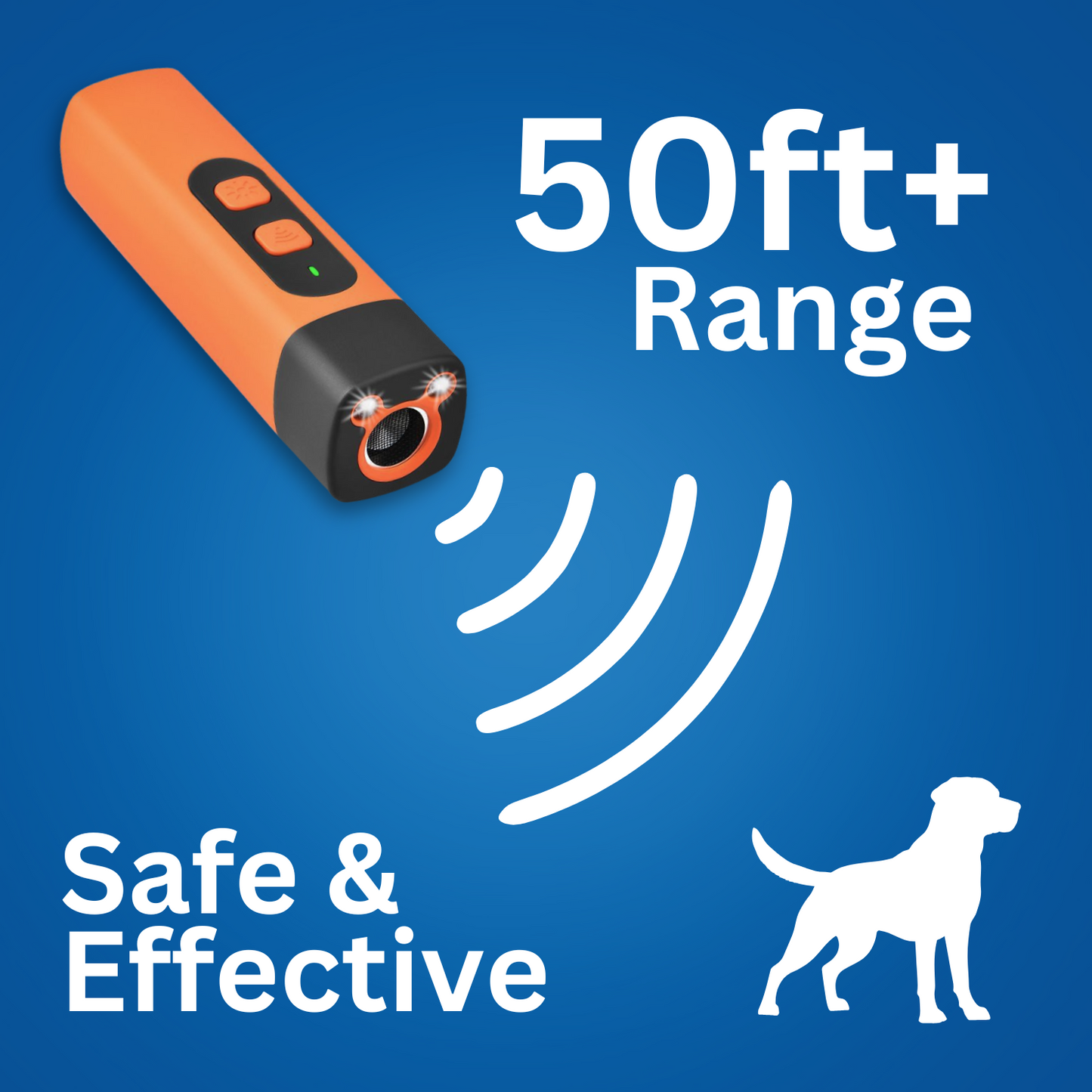 Zephyr Trainer — Portable Ultrasonic Dog Training Device for Quiet Control