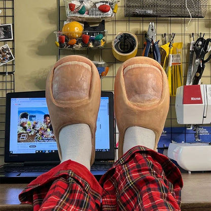 ToeFun | Cozy Bread-Style Slippers