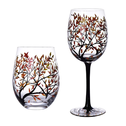 AuroraLeaf™ — Ignite Your Senses with Hand-Painted Seasonal Elegance and Unbreakable Joy