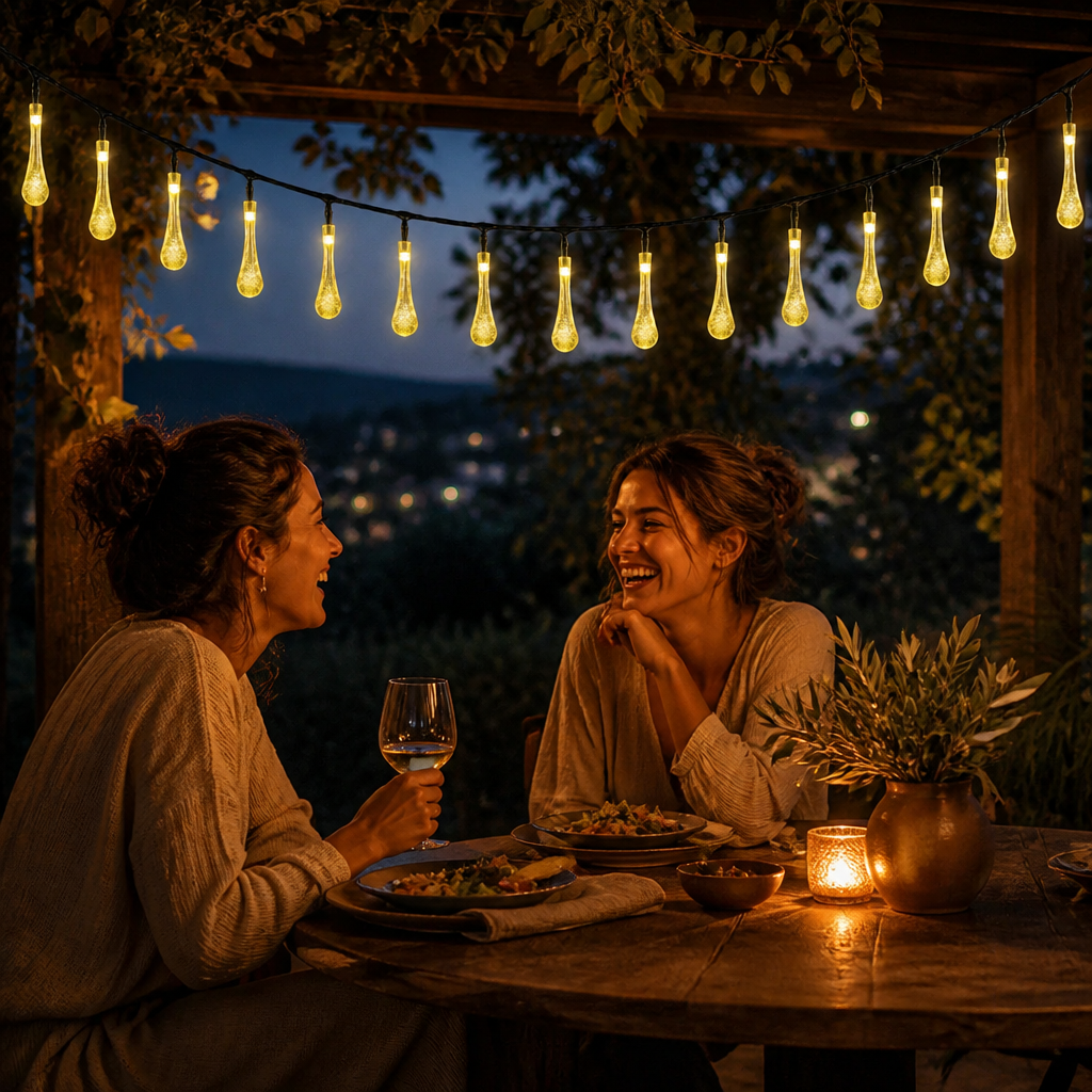 LuminaAura™ — Hang It Once, Solar Powered, Shine Through the Night Outdoors