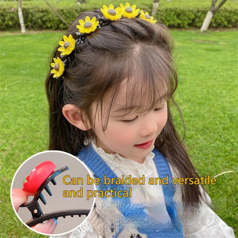 GlimmerPetal™ Hairpin Headband Set — Light-Up Her Look with All-Day Comfort and Magical Style