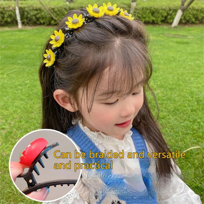 GlimmerPetal™ Hairpin Headband Set — Light-Up Her Look with All-Day Comfort and Magical Style