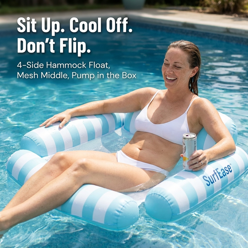 AquaHaven™ Water Lounger — Unshakable Comfort That Turns Every Pool Day Into Pure Bliss