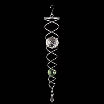 1+1 FREE | CrystalTwister™ - Metal Spiral Crystal Wind Chime [Final Day Discount]