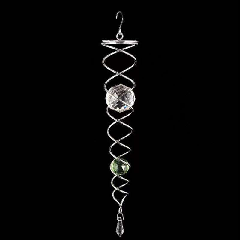 1+1 FREE | CrystalTwister™ - Metal Spiral Crystal Wind Chime [Final Day Discount]