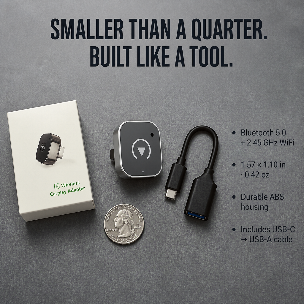 FluxWay™ — Ditch the Cable and Auto-Connect Wireless CarPlay & Android Auto