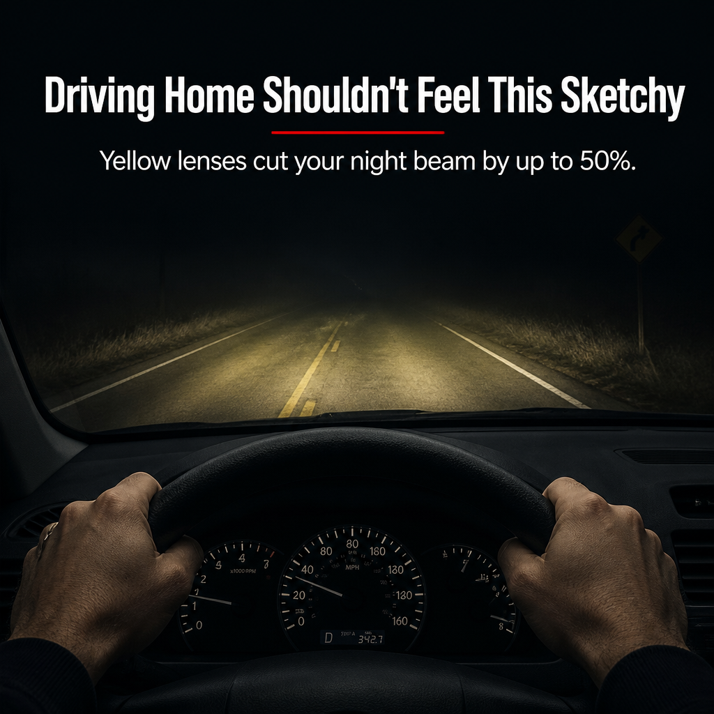 LumaShield™ — Spray to Clear Foggy Headlights in Minutes Without Sanding or Garage Trips