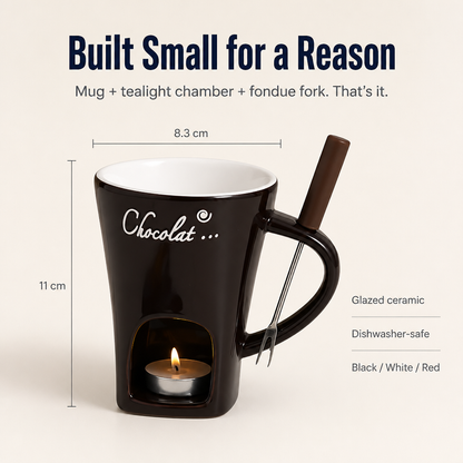 MeloMist™ — Ignite a Tealight, Melt Chocolate, Ditch the Fondue Pot