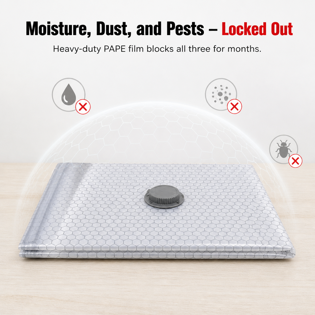 SpaceSculptor™ — Slash Closet Clutter by 80% Without Bulky Bags That Puff Up