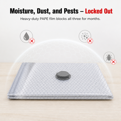 SpaceSculptor™ — Slash Closet Clutter by 80% Without Bulky Bags That Puff Up