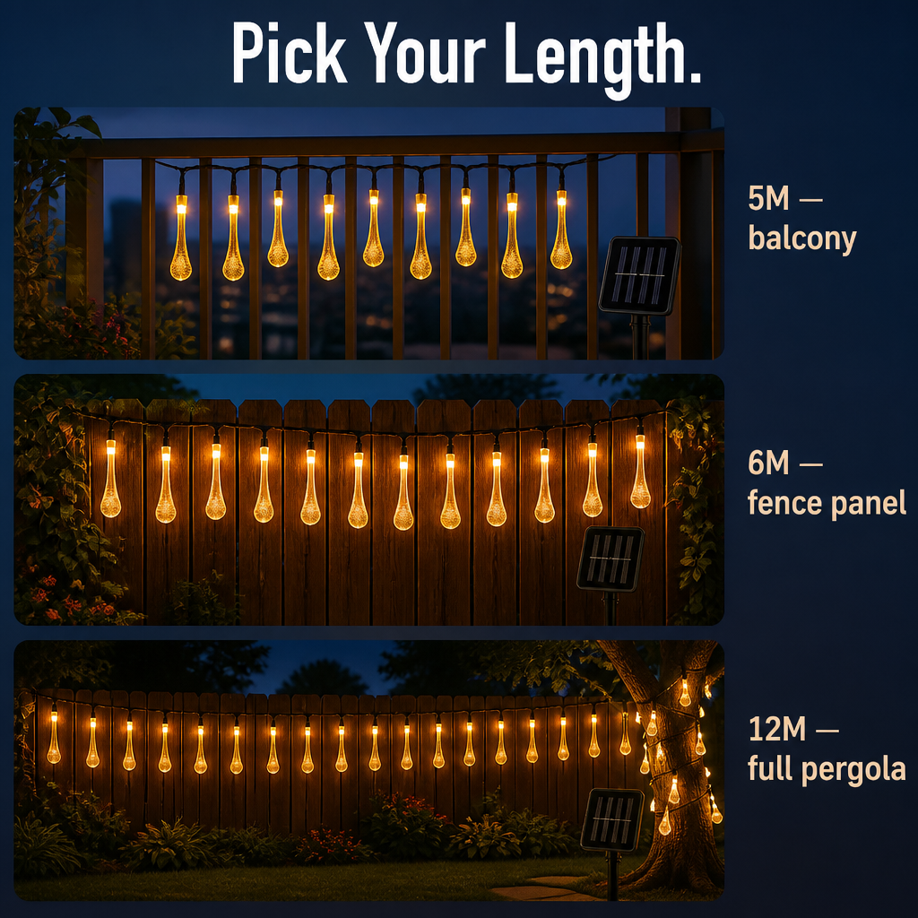LuminaAura™ — Hang It Once, Solar Powered, Shine Through the Night Outdoors