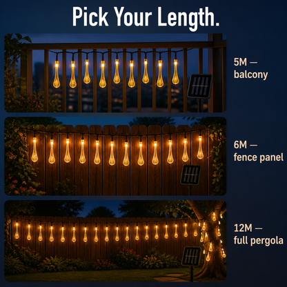 LuminaAura™ — Hang It Once, Solar Powered, Shine Through the Night Outdoors